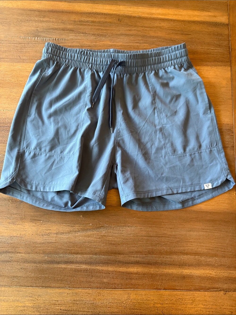 Men's Athletic Shorts - Slate Blue- Size Medium- Lfe Integrity